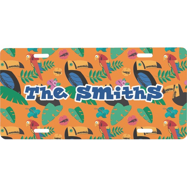 Custom Toucans Front License Plate (Personalized)