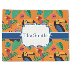 Toucans Single-Sided Linen Placemat - Single w/ Name or Text