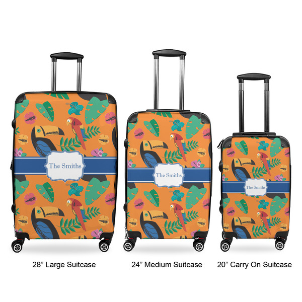 Toucans Luggage Bags all sizes - With Handle