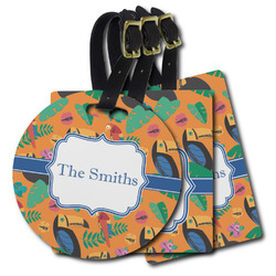 Toucans Plastic Luggage Tag (Personalized)