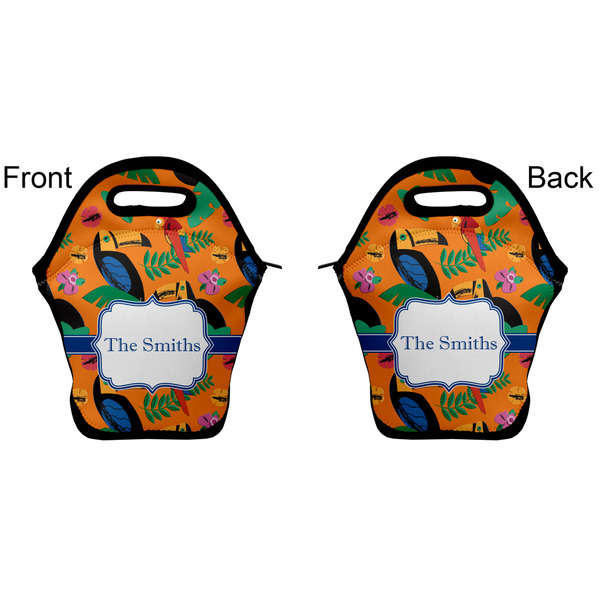 Toucans Lunch Bag - Front and Back