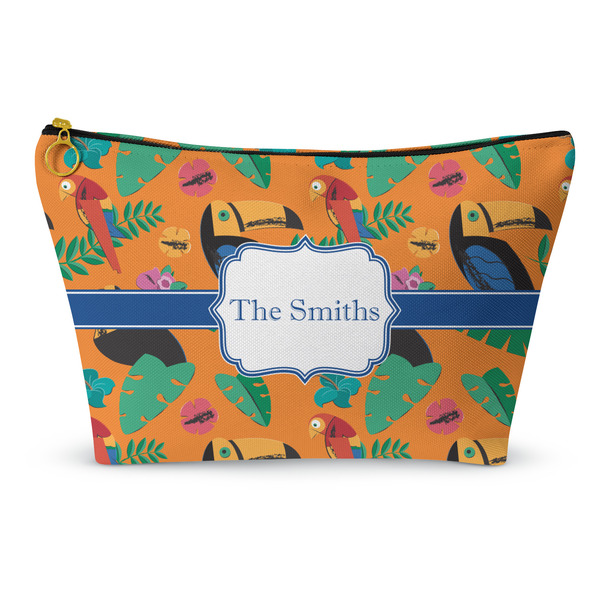 Custom Toucans Makeup Bag - Small - 8.5"x4.5" (Personalized)