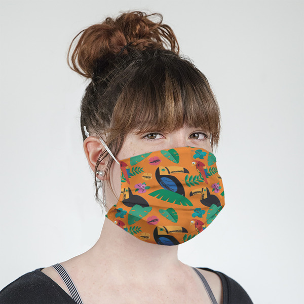 Toucans Mask - Quarter View on Girl