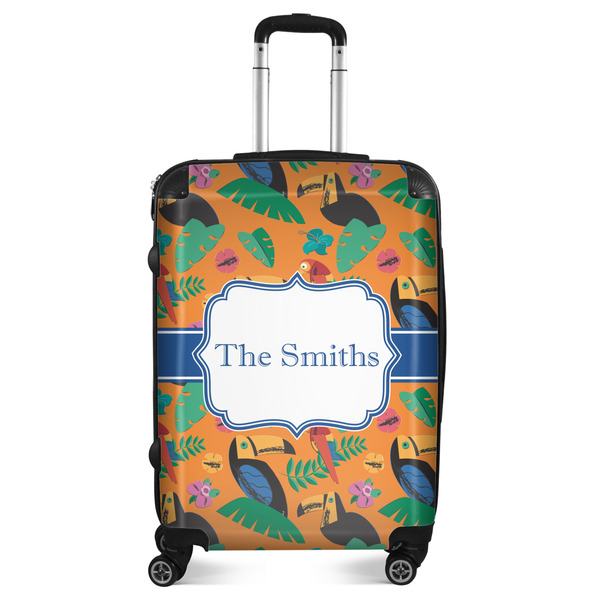 Custom Toucans Suitcase - 24" Medium - Checked (Personalized)