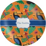 Toucans Melamine Plate (Personalized)