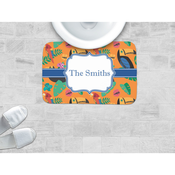 Toucans Memory Foam Bath Mat - LIFESTYLE