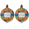 Toucans Metal Ball Ornament - Front and Back