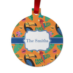 Toucans Metal Ball Ornament - Double Sided w/ Name or Text