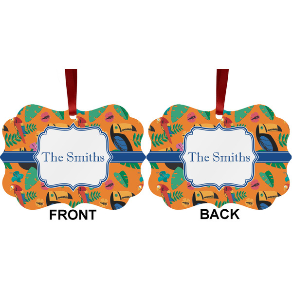 Toucans Metal Benilux Ornament - Front and Back (APPROVAL)