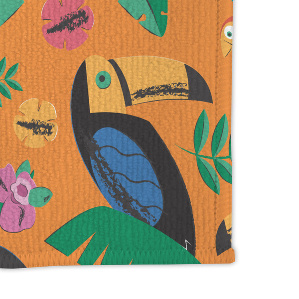 Toucans Microfiber Dish Rag - DETAIL