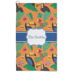 Toucans Microfiber Golf Towel - Large (Personalized)