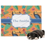 Toucans Dog Blanket - Large (Personalized)