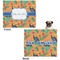 Toucans Microfleece Dog Blanket - Large- Front & Back