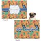 Toucans Microfleece Dog Blanket - Regular - Front & Back