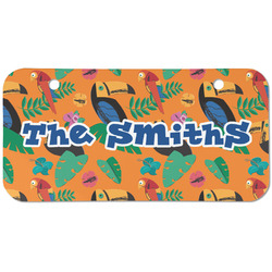 Toucans Mini/Bicycle License Plate (2 Holes) (Personalized)