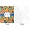 Toucans Minky Blanket - 50"x60" - Single Sided - Front & Back