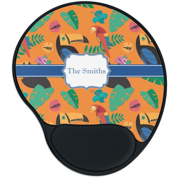 Custom Toucans Mouse Pad with Wrist Support
