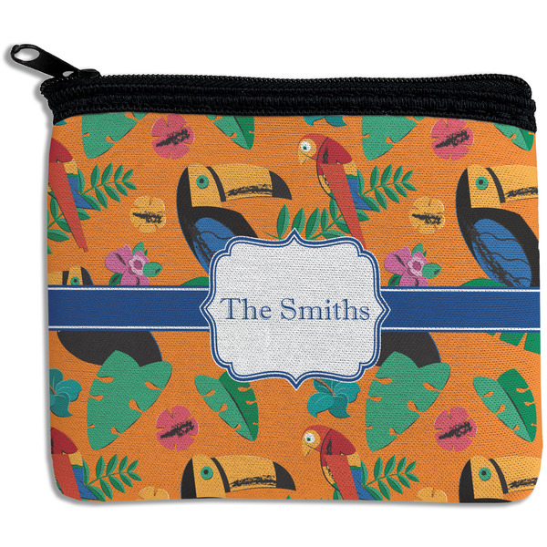 Custom Toucans Rectangular Coin Purse (Personalized)