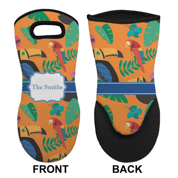 Toucans Neoprene Oven Mitt (Front & Back)