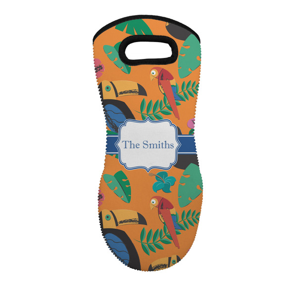 Custom Toucans Neoprene Oven Mitt w/ Name or Text