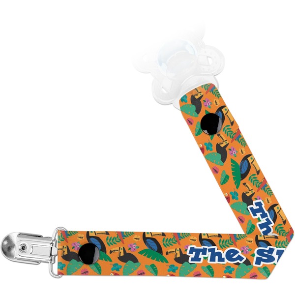 Custom Toucans Pacifier Clip (Personalized)