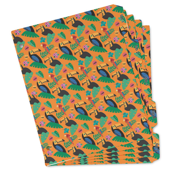Custom Toucans Binder Tab Divider Set (Personalized)