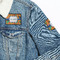 Toucans Patches Lifestyle Jean Jacket Detail