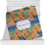 Toucans Minky Blanket - Toddler / Throw - 60"x50" - Single Sided (Personalized)