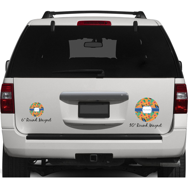 Toucans Personalized Car Magnets on Ford Explorer