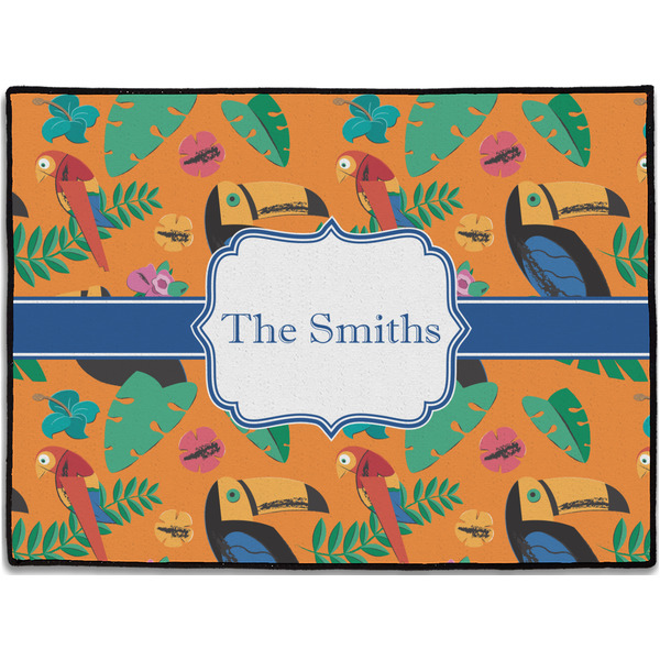 Custom Toucans Door Mat - 24"x18" (Personalized)