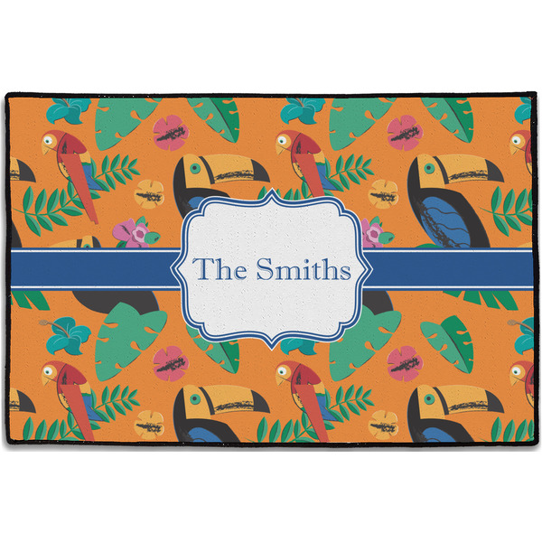Custom Toucans Door Mat - 36"x24" (Personalized)