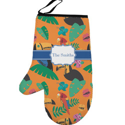 Toucans Left Oven Mitt (Personalized)