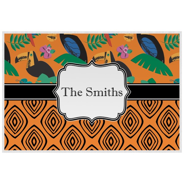 Toucans Personalized Placemat (Back)
