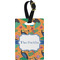 Toucans Plastic Luggage Tag - Rectangular w/ Name or Text