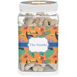 Toucans Dog Treat Jar (Personalized)