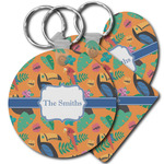 Toucans Plastic Keychain (Personalized)