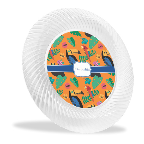 Custom Toucans Plastic Party Dinner Plates - 10" (Personalized)