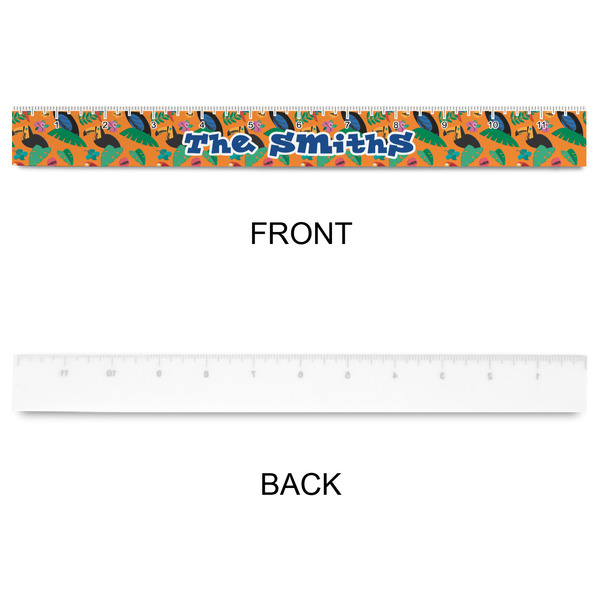 Toucans Plastic Ruler - 12" - APPROVAL