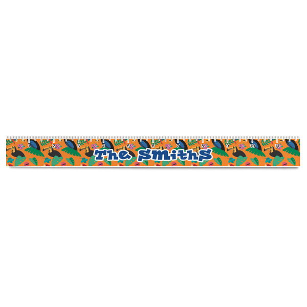 Toucans Plastic Ruler - 12" - FRONT