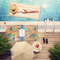 Toucans Pool Towel Lifestyle
