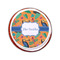 Toucans Printed Icing Circle - Small - On Cookie