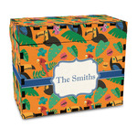 Toucans Wood Recipe Box - Full Color Print (Personalized)