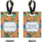 Toucans Rectangle Luggage Tag (Front + Back)