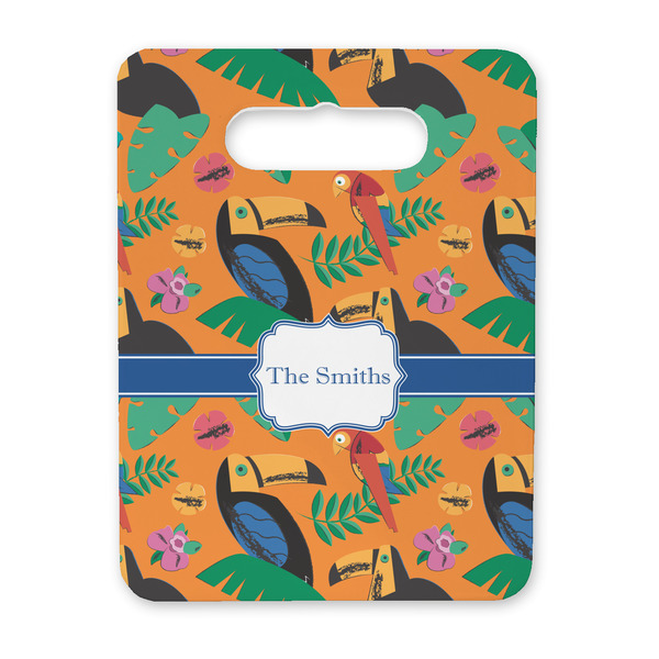 Custom Toucans Rectangular Trivet with Handle (Personalized)