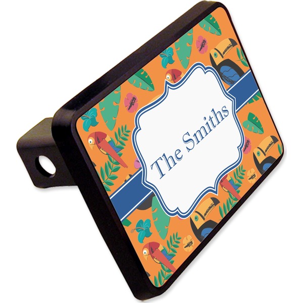 Custom Toucans Rectangular Trailer Hitch Cover - 2" (Personalized)