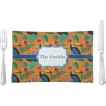 Toucans Glass Rectangular Lunch / Dinner Plate (Personalized)