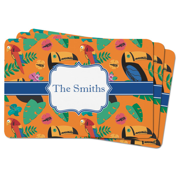 Toucans Rectangular Fridge Magnet - THREE