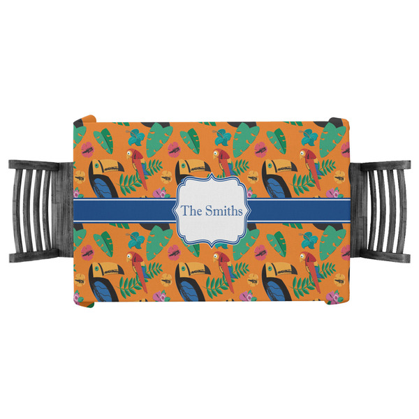 Custom Toucans Tablecloth - 58"x58" (Personalized)