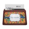 Toucans Red Mahogany Business Card Holder - Straight