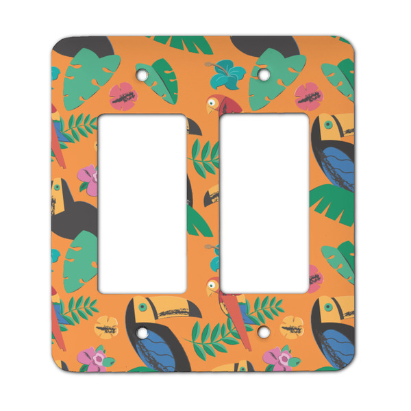 Custom Toucans Rocker Style Light Switch Cover - Two Switch